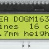 EA DOGM163E-A LCD text module, 48.3 x 12 mm, yellow / green