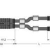 Turck 6630430 Rozdzielacz i adapter czujnika/aktuatora VBRK4.4-2PSW3S-5/5/TXL, 5 m, 1 szt.