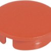 Front cap, without line, red, KKS, for rotary knobs size 13.5, A4113002