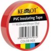 Taśma izolacyjna 0.13 x 19mm 20m - czerwona KEMO