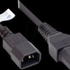 P1450-S020 Connecting cable C14 toC15 , black, 0.75 mm², 2 m