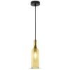 VT-7558 Lampa wisząca butelka klosz: szklany bursztyn 3770 V-TAC