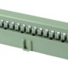 Female connector, 26 pole, pitch 2.54 mm, straight, gray, 09185266813