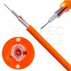 Kabel światłowodowy DAC 2 włókna SM 9/125 G.657.A1 zewnętrzny ziemny pomarańczowy FiberHome