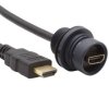 Kabel HDMI 1m A: HDMI B: Wtyk 1 mm A: Żeńskie B: Męskie Ultra High Speed