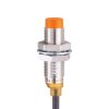 Czujnik zbliżeniowy M12 Indukcyjny 7 mm ifm electronic Niewpuszczany 10 → 30 V DC długość 40mm Gwintowany
