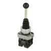 Przełącznik; joystick; LAY5-BMR222; (ON)-OFF-(ON); 3 pozycje; monostabilny; na panel; śrubowe; 2 tory; IP40; YUMO; RoHS