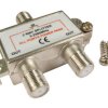 2 Port F-Connector Splitter