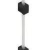 Pin header, 1 pole, pitch 2.54 mm, straight, black, 10056694