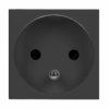 ORNO gniazdo modułowe zu czarne 45x45mm 16A 230V OR-GM-9010/B/FR