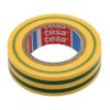 Taśma izolacyjna TESA PCV 20m/19mm żółto-zielona