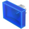 EAO 61-9331.6 Lens blue 15,3x21,5 plastic transparent