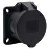Gniazdo tablicowe proste 16A 5p 380V-415V /FE/ IP44 czarne