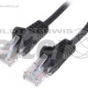 Kabel Patchcord RJ45 LAN UTP 5,0m CAT6 czarny