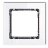 DECO Ramka uniwersalna - efekt szkła (ramka: biała: spód: grafitowy) biały 0-11-DRS-1 KARLIK