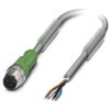 Przewód czujnik-siłownik ze złączem Złącze M12 liczba rdzeni 4 długość 10m Rodzaj A Męskie