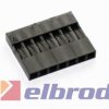 Obudowa złacza czarna 1x7PIN r.2.54mm (10 szt) /1035