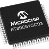 Mikrokontroler Microchip AT89C51 VQFP 64-pinowy Montaż powierzchniowy 80C51 64 kB 8bit CAN:1 40MHz RAM:2,048 kB
