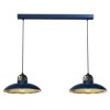 Lampa wisząca FELIX NAVY BLUE/GOLD 2xE27 MLP7715 Milagro