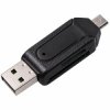 CZYTNIK KART SD MICRO SD USB OTG CZYTNIK KART PAMIĘCI CZARNY