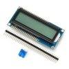Wyświetlacz LCD 2x16 znaków RGB pozytyw + złącza - Adafruit 398