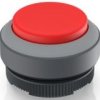 Pushbutton, illuminable, latching, waistband round, red, mounting Ø 22.3 mm, 1.30.270.211/2308