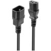 Lindy 30321 1m IEC Extension Cable, Black