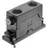Grommet housing, size 24B, die-cast aluminum, 2 x M32, straight, screw locking, IP65/IP68/IP69/IP6K9K, 19405240427