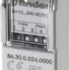 Przełącznik czasowy wielofunkcyjny Finder 86.30.0.024.0000T, 0.05 - 360000 s, 16 A, 1 szt.