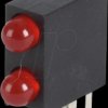 A694B/2SUR/S530-A2 LED component, red, 3 mm, 20 mcd, 60°