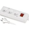 Przedłużacz z wyłącznikiem 3-gniazda b/u 10A 3m /OMY 2x1/ biały PS-360WS T-106060