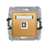 MINI Gniazdo USB-AB 2.0 złoty 29MGUSB-3 KARLIK