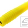 Gniazdo bananowe kabl. 2mm 25.432.3 24A;60V;źółte;lutowany;Amass