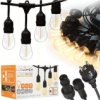 Girlanda Ogrodowa 20M Ip65 40Xe27 Led 1W Biała Ciepła Łańcuch Świetlny