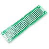 Double-sided prototype PCB board 2×8 cm, 168 holes, 2.54 mm pitch