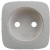 VALENA ALLURE Plakietka gniazda pojedynczego 2p aluminium 754977