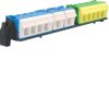 Wspornik z zaciskami PE/N QuickConnect do rozdzielnic 4-rzędowych VZ464