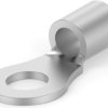 Uninsulated ring cable lug, 3.0-6.0 mm², AWG 12 to 10, 5 mm, 33457