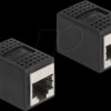 87796 Adapter RJ45 jack > jack, Cat.6A, black