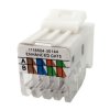 Gniazdo modułowe ethernet konektor CAT5E Keystone RJ45 8/8 JACK TEM do PD12 KA11-U
