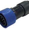 Złącze wielostykowe przemysłowe 3-pinowe Miniaturowe Montaż na kablu Wtyczka Bulgin
