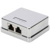Digitus DN-93713 Network outlet Surface-mount CAT 6A 2 ports