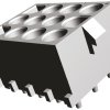 Wtyk PCB 12-pinowe raster: 6.35mm 3-rzędowe TE Connectivity Przewlekany 19.0A 600.0 V.