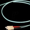 O7413FT.20 Duplex Jumper SC-SC 50/125µ, OM3, aqua, 20 m