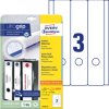 Avery-Zweckform L4759-25 Lever Arch File Labels 61x297mm Permanent White 90pc