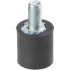 PB Fastener 122005 Threaded Buffer Outer Thread M6 25 x 25mm - Black