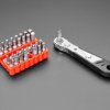 Adafruit Right Angle Ratchet Screwdriver and 33 Piece Tool Bit Set