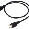 Kabel: 3X0,75Mm2, Iec C13 Żeński,Nema 5-15 (B) Wtyk, 1M Lt-832+501 Vctf...