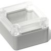 ABS enclosure, (L x W x H) 65 x 60 x 40 mm, light gray (RAL 7035), IP65, RP1025C