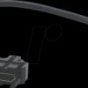 151631-0,2M Keystone HDMI 80°F/HDMI F 0.2M cable black
